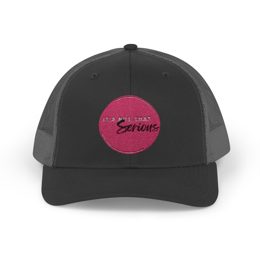 Casual Snapback Trucker Cap - "It's Not That Serious"
