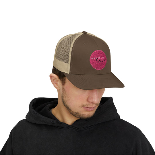 Casual Snapback Trucker Cap - "It's Not That Serious"
