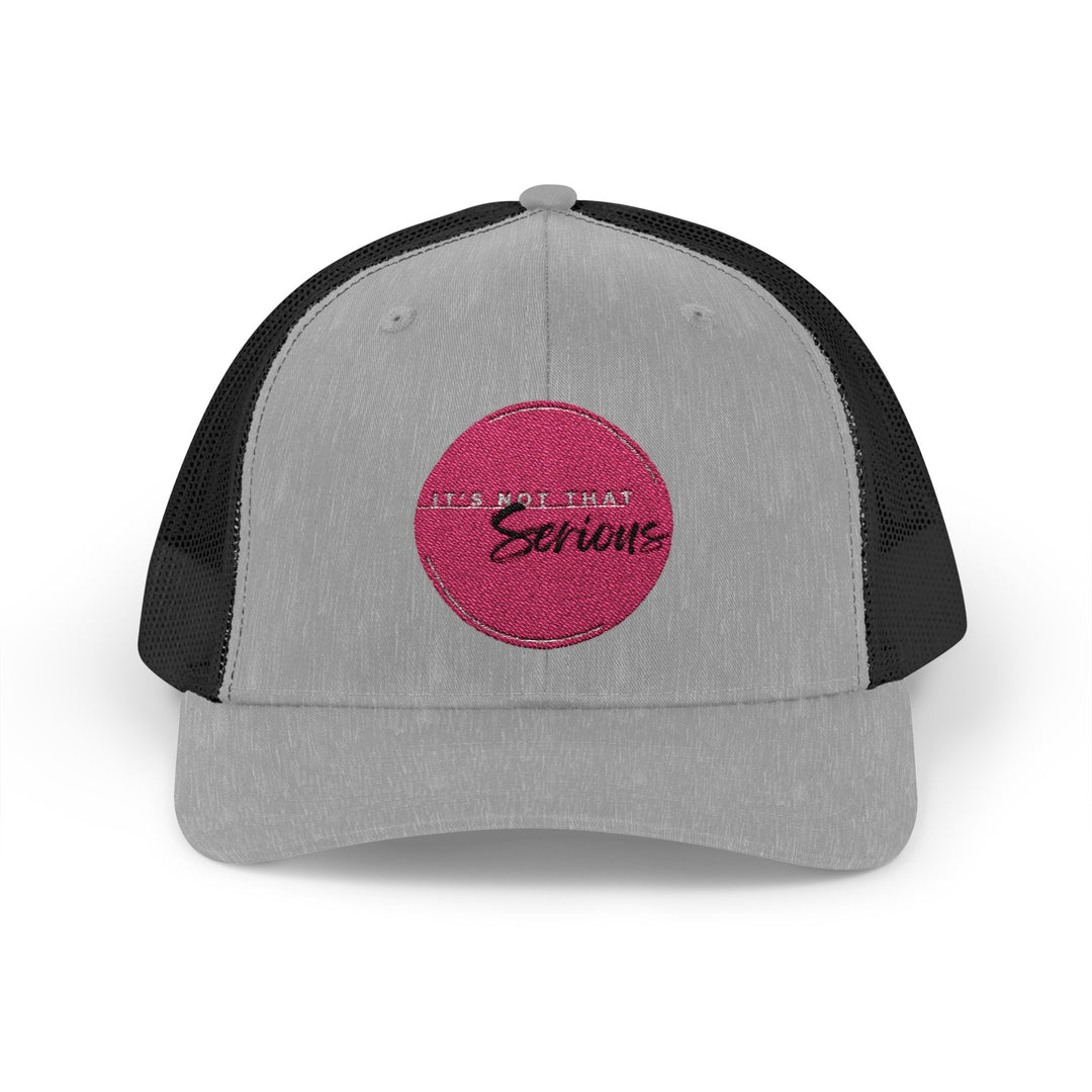 Casual Snapback Trucker Cap - "It's Not That Serious"