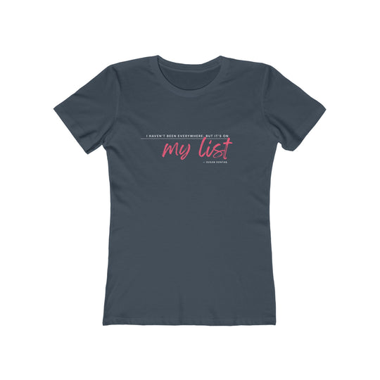 Women's Tee- 'It's on my list'