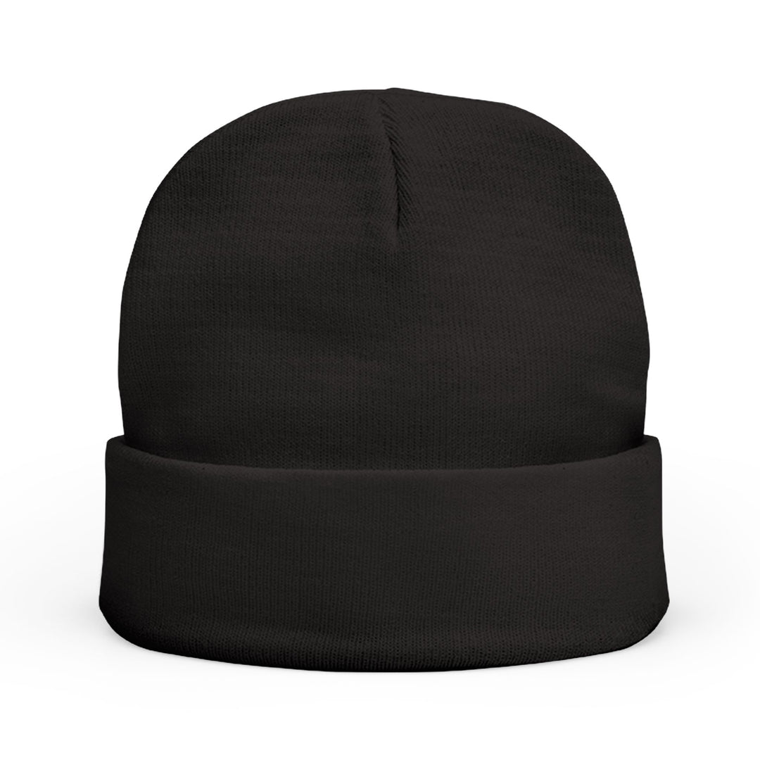 The back of a beanie
