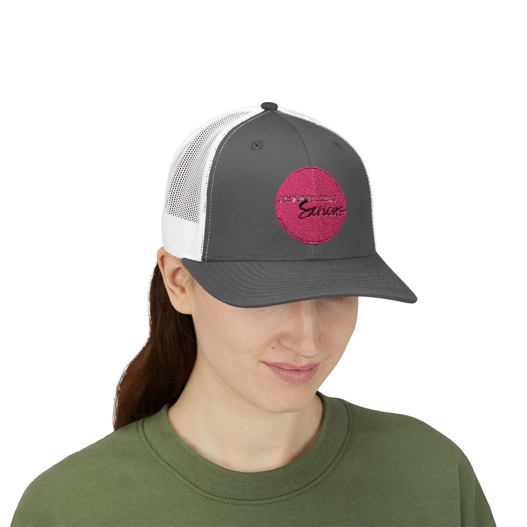 Casual Snapback Trucker Cap - "It's Not That Serious"