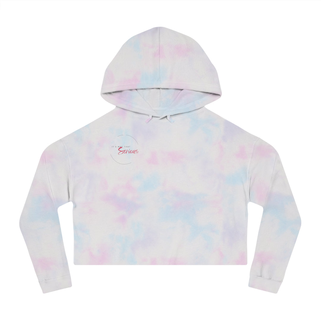 Women’s Cropped Hoodie - "It’s Not That Serious" - Casual Chic Sweatshirt for Everyday Wear