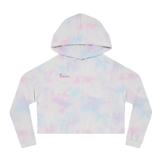 Women’s Cropped Hoodie - "It’s Not That Serious" - Casual Chic Sweatshirt for Everyday Wear