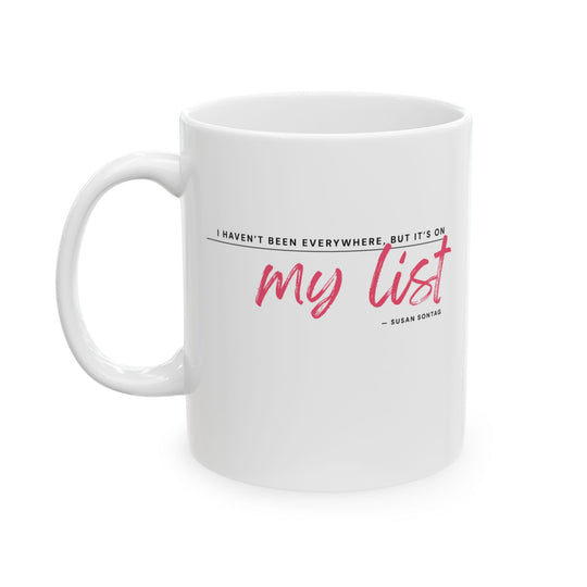 Empowering Ceramic Mug- 'It's On My List'