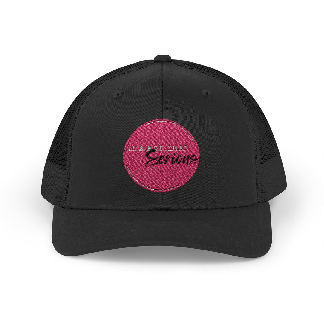Casual Snapback Trucker Cap - "It's Not That Serious"