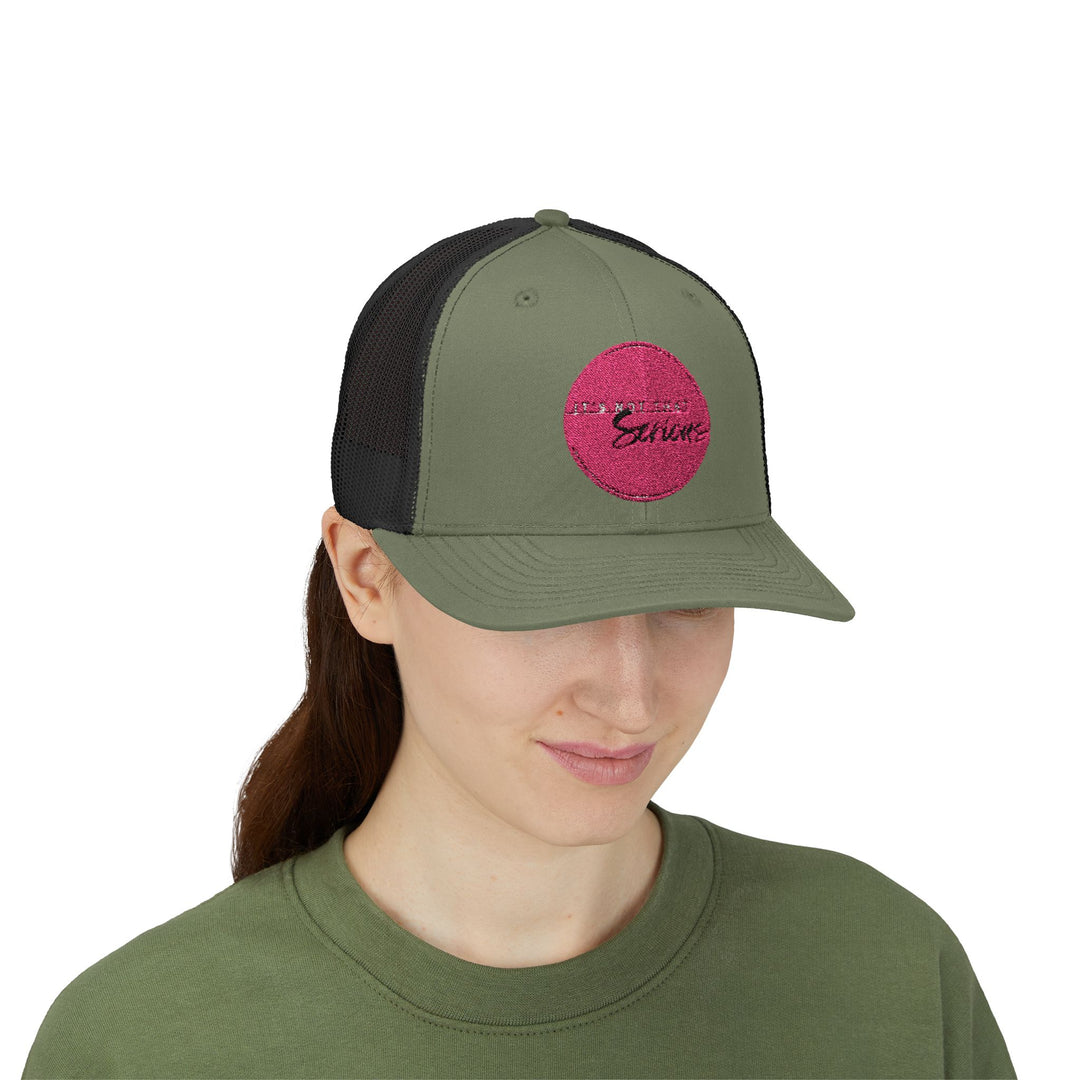 Casual Snapback Trucker Cap - "It's Not That Serious"