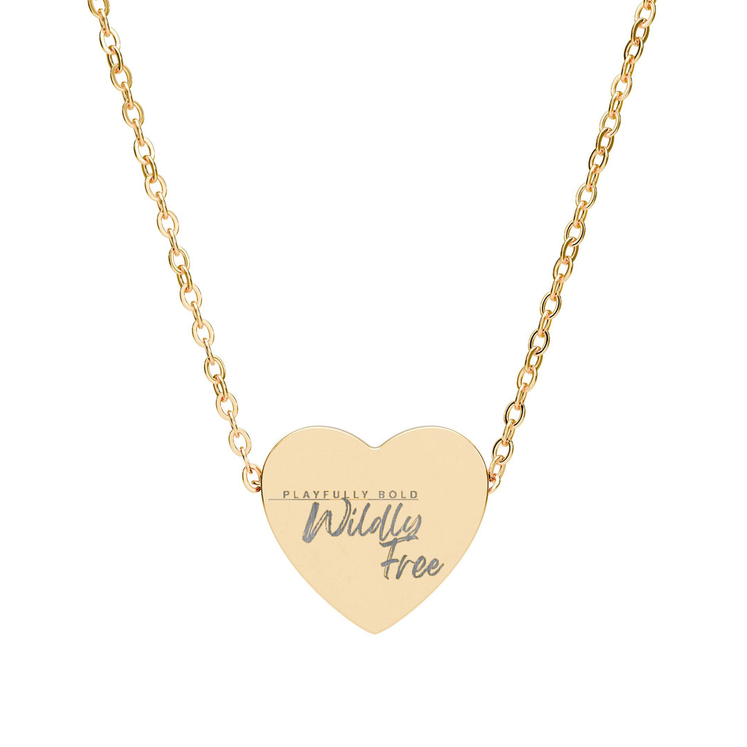 Heart Necklace (Engraving)