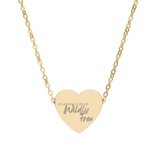 Heart Necklace (Engraving)