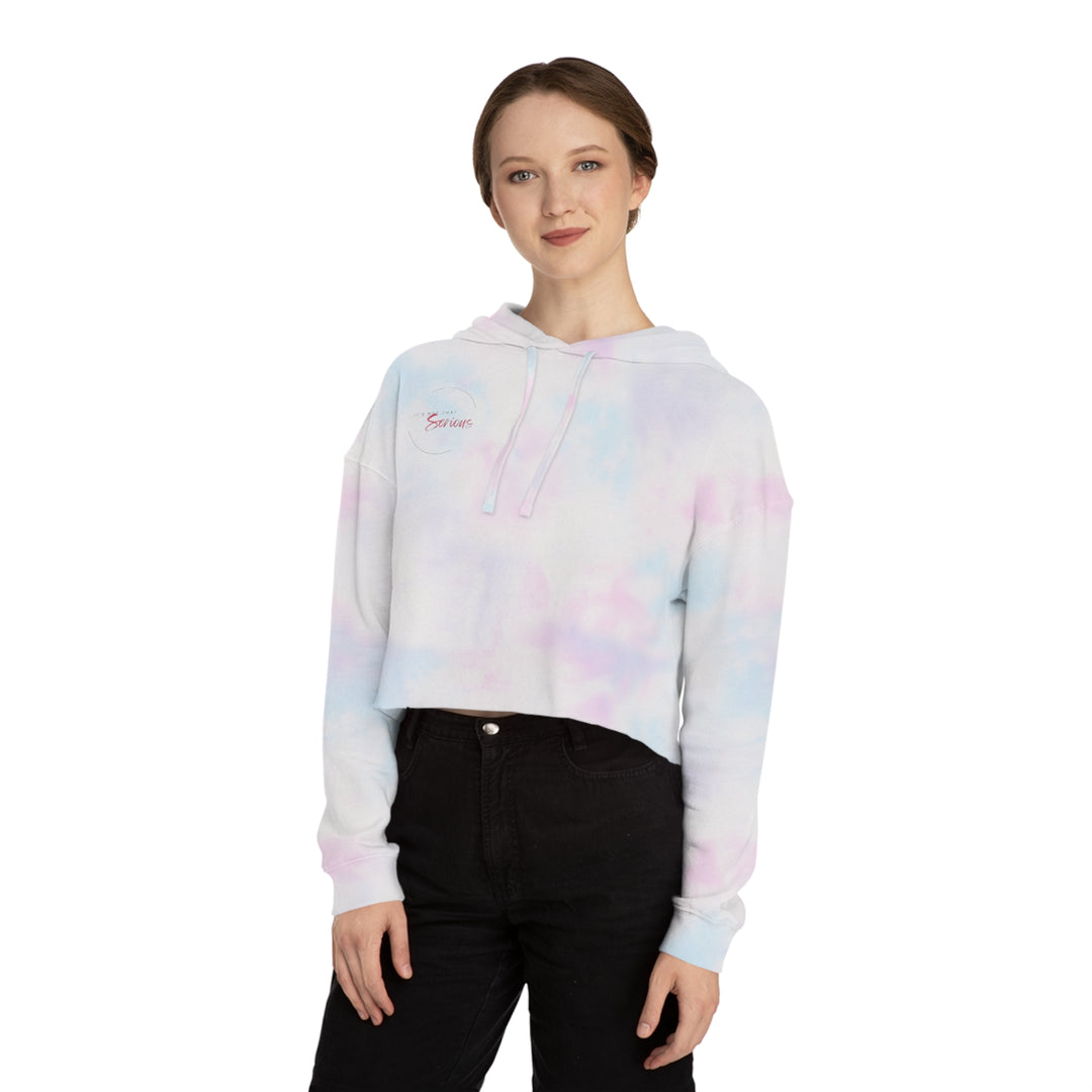 Women’s Cropped Hoodie - "It’s Not That Serious" - Casual Chic Sweatshirt for Everyday Wear