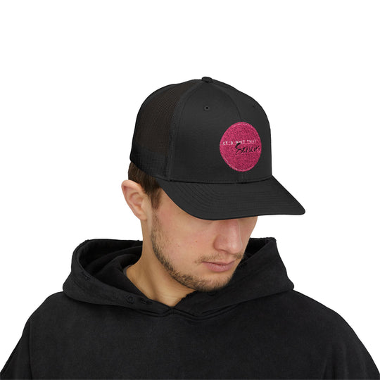 Casual Snapback Trucker Cap - "It's Not That Serious"