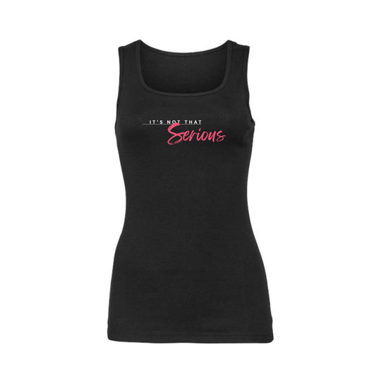 Women's Micro Ribbed Tank - "It's Not That Serious"