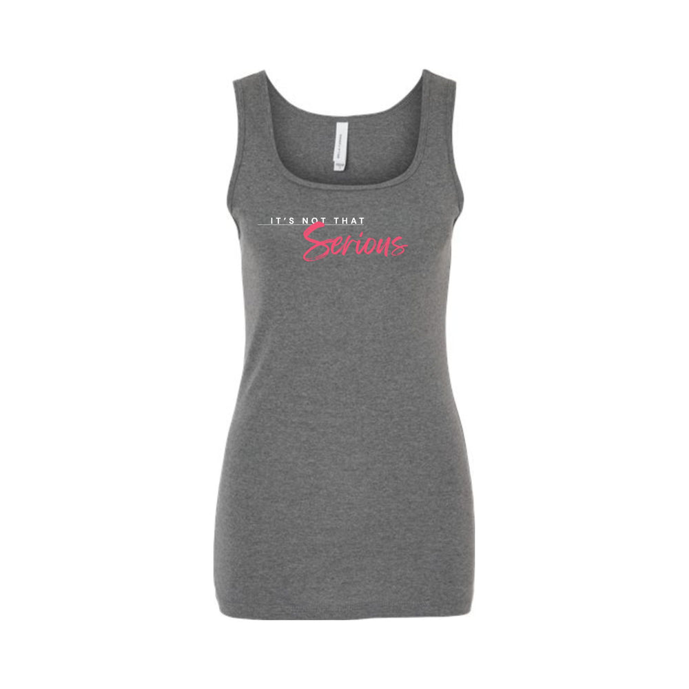 Women's Micro Ribbed Tank - "It's Not That Serious"