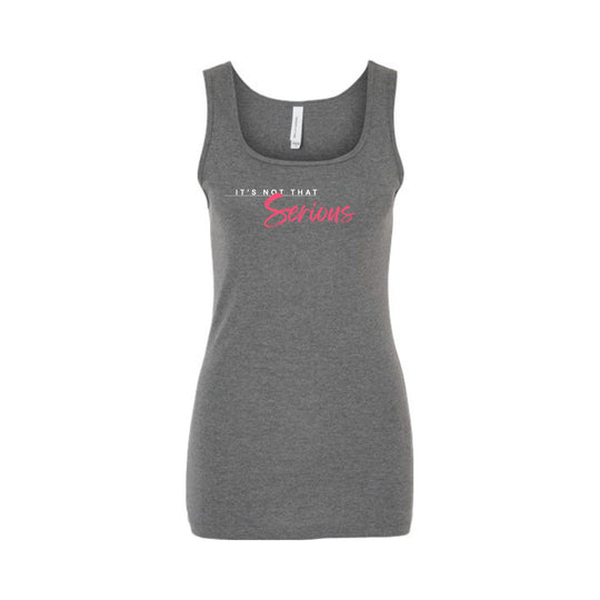 Women's Micro Ribbed Tank - "It's Not That Serious"