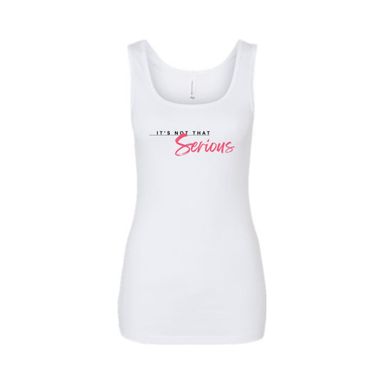 Women's Micro Ribbed Tank - "It's Not That Serious"