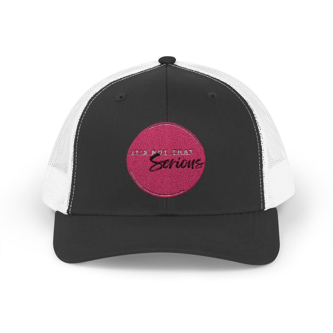 Casual Snapback Trucker Cap - "It's Not That Serious"