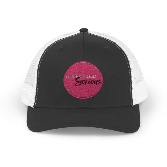 Casual Snapback Trucker Cap - "It's Not That Serious"