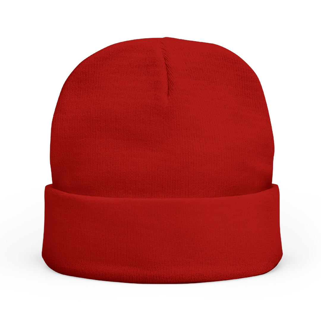 The back of a beanie
