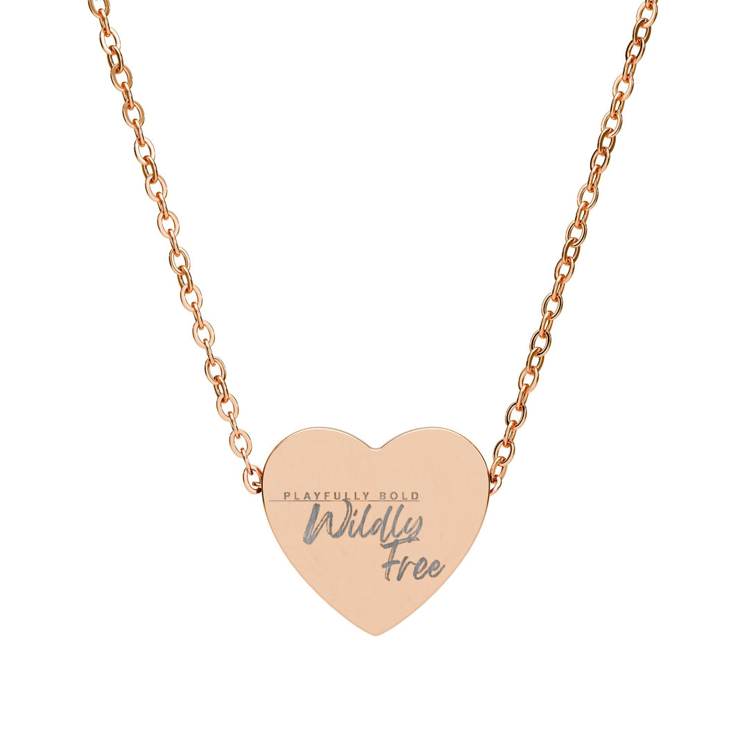 Heart Necklace (Engraving)
