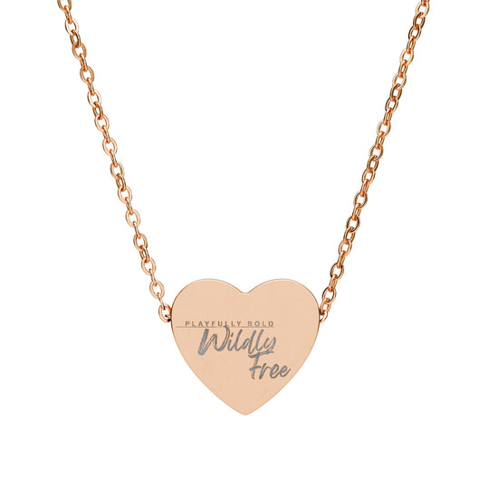 Heart Necklace (Engraving)