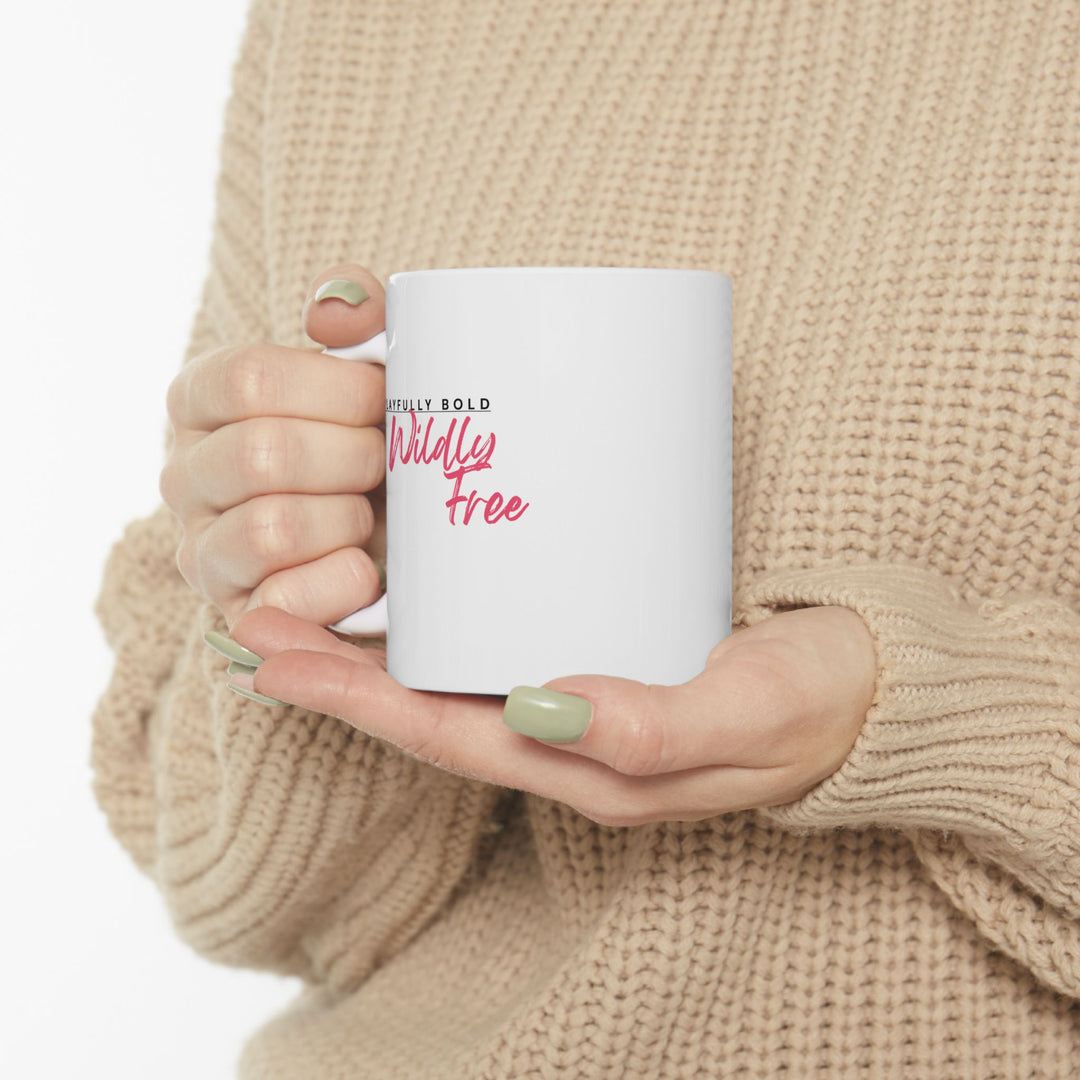 Empowering Ceramic Mug- 'Playfully Bold'