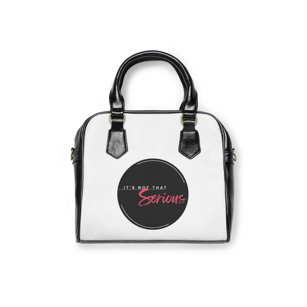 Chic Shoulder Handbag - "It's Not That Serious" Design