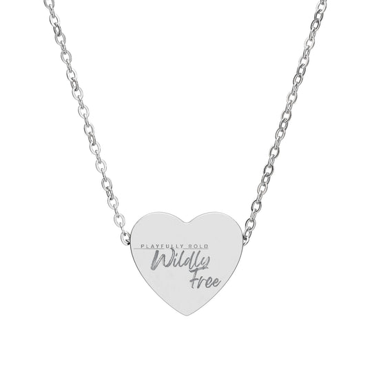 Heart Necklace (Engraving)