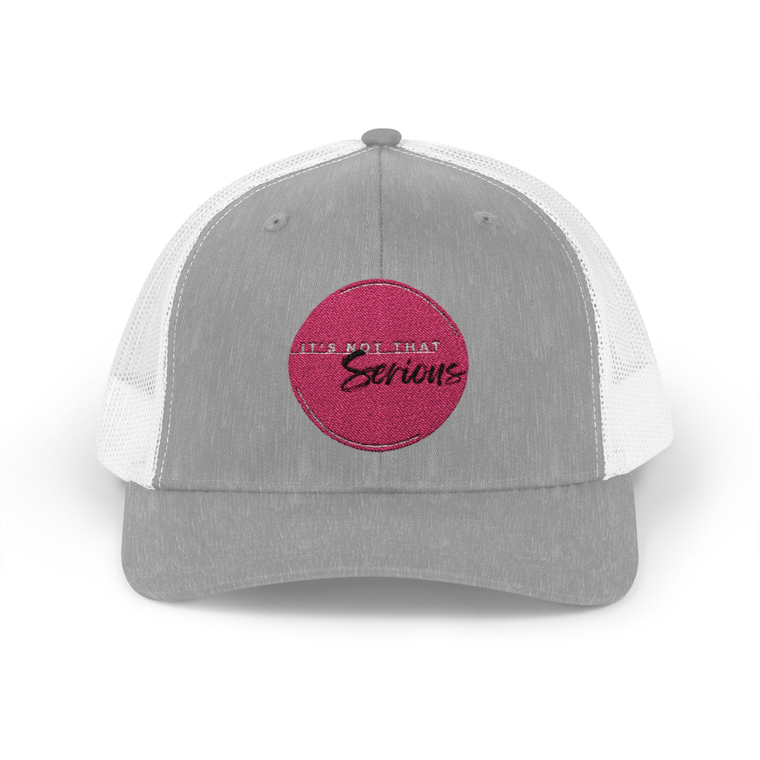 Casual Snapback Trucker Cap - "It's Not That Serious"