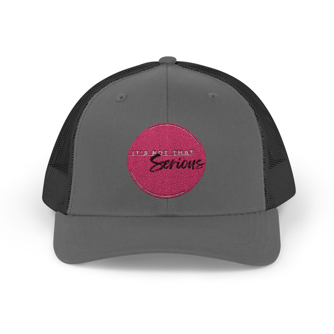 Casual Snapback Trucker Cap - "It's Not That Serious"