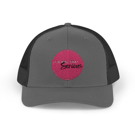 Casual Snapback Trucker Cap - "It's Not That Serious"